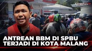 Antrean Panjang Di SPBU! Pembeli BBM Pertalite Di Malang Melonjak | KOMPAS SIANG