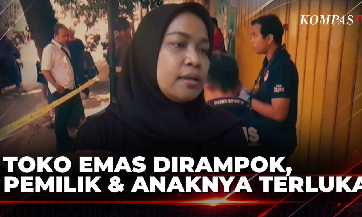 Perampokan Toko Emas di Jember, Pemilik dan Anaknya Terluka | BERITA UTAMA