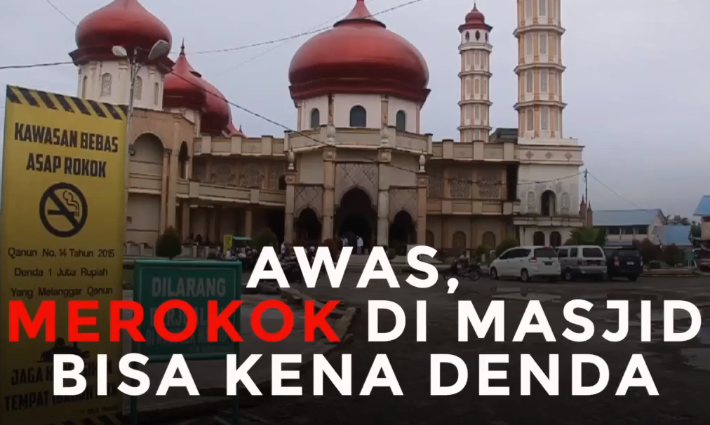 Awas Merokok Di Masjid Bisa Kena Denda