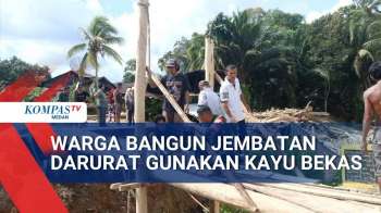 Warga Dan Petugas Buka Akses Jalan Tapanuli Selatan Ke Tapanuli Tengah