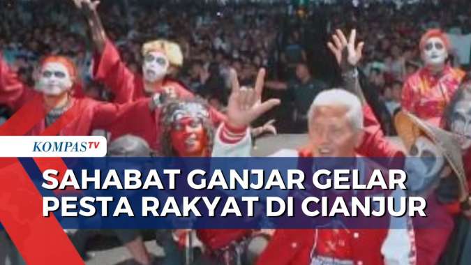 Acara Pesta Rakyat Ganjar Pranowo di Cianjur, Tampilkan Musisi Nasional ...