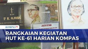 HUT ke-61 Harian Kompas, Keluarga Besar KG Ziarah ke Makam Jakob Oetama dan PK Ojong