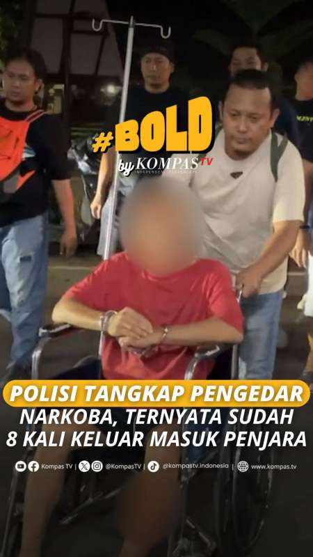 POLISI TANGKAP PENGEDAR NARKOBA, TERNYATA SUDAH 8 KALI KELUAR MASUK PENJARA