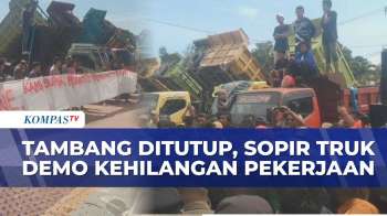 Tambang Pasir Ditutup, Sopir Truk Konawe Unjuk Rasa Ke DPRD Karena Kehilangan Penghasilan