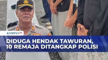 Diduga Hendak Tawuran, 10 Remaja Di Banjarmasin Ditangkap Dan  Celurit-Parang Disita | BORGOL