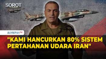 Militer Israel Klaim Hancurkan 80% Pertahanan Udara Iran Dalam 24 Jam