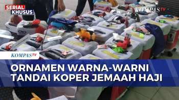 Unik! Begini Cara Jemaah Calon Haji Embarkasi Surabaya Tandai Koper Agar Tak Tertukar