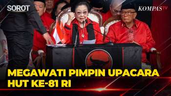 [FULL] Pidato Megawati Soekarnoputri Saat Pimpin Upacara Ke-81 RI Di Sekolah PDIP