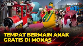 Kemeriahan HUT ke-81 RI di Monas: Ada Tempat Bermain Anak Gratis