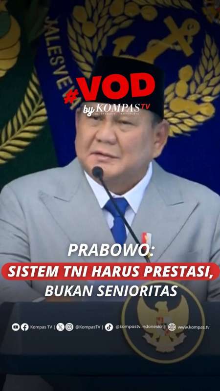 HUT ke-81 TNI, Prabowo: Sistem TNI Harus Prestasi, Bukan Sekadar Senioritas