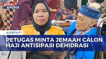 Petugas Minta Jemaah Haji Antisipasi Dehidrasi, Harus Minum 10 Gelas Air Putih Per Hari