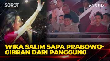 Momen Wika Salim Sapa Prabowo-Gibran Dari Panggung Pesta Rakyat HUT RI Ke-81