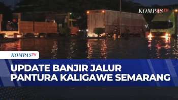 Update! Banjir Tak Kunjung Surut Di Pantura Kaligawe Semarang, Aktivitas Warga Terganggu
