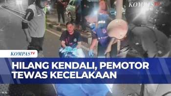 Pemotor Tabrak Tiang Lampu Jalan, Korban Tewas Di Lokasi Kejadian | SAPA PAGI