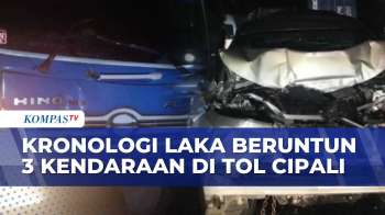 Kronologi Kecelakaan Beruntun Di Tol Cipali: Mobil Ringsek, 1 Orang Tewas | SAPA MALAM
