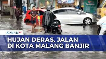 Diguyur Hujan Deras, Ruas Jalan Di Malang Terendam Banjir | SAPA MALAM