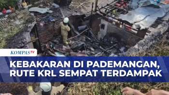 Kebakaran Bangunan Di Pademangan, Arus KRL Sempat Terdampak | BERUT