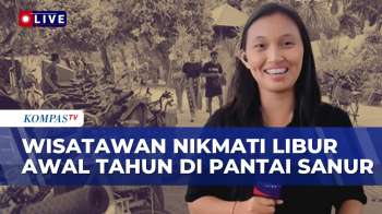 Awal Tahun 2026, Pantai Sanur Ramai Dikunjungi Wisatawan | KOMPAS SIANG