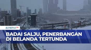 Ratusan Penerbangan Di Belanda Tertunda Imbas Badai Salju, Aktivitas Nyaris Lumpuh | BERUT