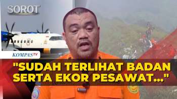 BREAKING NEWS! Tim SAR Temukan Badan Dan Ekor Pesawat ATR 42-500 Di Puncak Gunung Bulusaraung