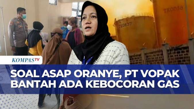 PT Vopak Bantah Adanya Kebocoran Gas Terkait Asap Oranye yang Keluar ...