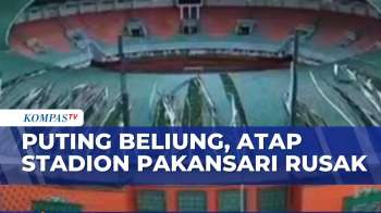 Fasilitas di Stadion Pakansari Cibinong Rusak Diterjang Puting Beliung |SAPA MALAM