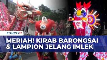 Kirab Barongsai 5 Ekor Naga di Madiun hingga Kelap-Kelip Lampiuon di Pontianak Jelang Imlek