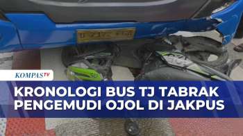 Kronologi Kecelakaan Bus Transjakarta Tabrak Pengemudi Ojol Di Gunung Sahari | SAPA PAGI