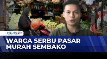 Jelang Lebaran, Warga Makassar Antre Sembako Murah Di Program Pasar Murah Pemkot