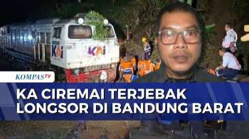 Kereta Api Ciremai Terjebak Longsor di Bandung Barat, Seluruh Penumpang Dipastikan Selamat
