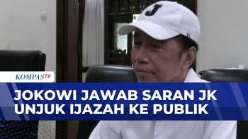 Respons Jokowi Soal Saran Dari JK Untuk Unjukan Ijazah Asli Ke Publik | KOMPAS PETANG