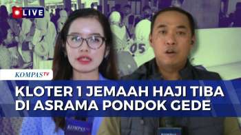 393 Jemaah Haji Kloter 1 Tiba di Asrama Pondok Gede, Ikuti Pemeriksaan Dokumen dan Kesehatan