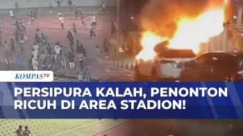 Suporter Ngamuk! Laga Persipura vs Adhyaksa FC Berakhir Ricuh di Stadion Lukas Enembe