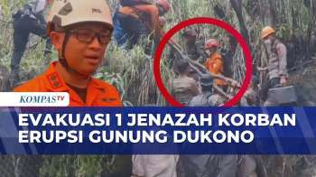 Tim SAR Evakuasi Jenazah Pendaki Korban Erupsi Gunung Dukono, Ditemukan 50 Meter Dari Kawah
