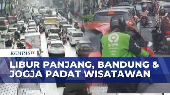 Libur Panjang, Potret Kawasan Asia Afrika Bandung Dan Malioboro Dipadati Wisatawan | KOMPAS PETANG