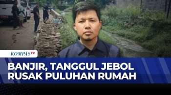 Tanggul Sungai Jebol, Ratusan Rumah Di Karawang Terendam Banjir | KOMPAS SIANG