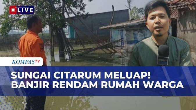 Pantauan Banjir Karawang Akibat Luapan Sungai Citarum, 17 Rumah Masih Terendam