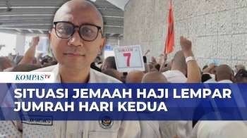 Padat! Suasana Lontar Jumrah Hari Kedua Jemaah Indonesia Di Mina | KOMPAS PETANG
