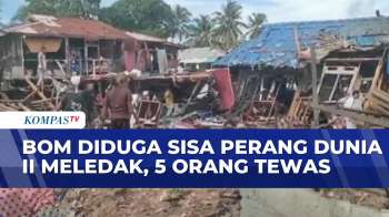 Mengerikan! Bom Diduga Sisa Perang Dunia II Meledak Di Biak Papua, 5 Orang Tewas | KOMPAS SIANG