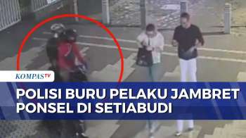 Aksi Jambret Ponsel di Jalan Sudirman Jakarta Pusat Terekam CCTV MRT, Pelaku Diburu Polisi