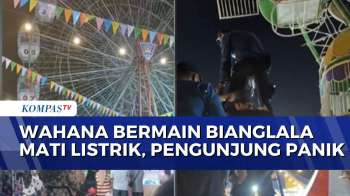 Panik! Wahana Bianglala di Pasar Malam Lampung Tengah Mendadak Mati Listrik | BERITA UTAMA