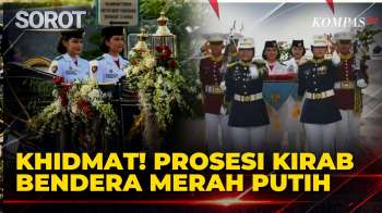 [FULL] Khidmat! Prosesi Kirab Bendera Sang Merah Putih Naik Kereta Kencana dari Monas ke Istana