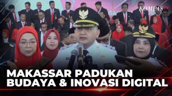 HUT Ke-81 RI, Wali Kota Makassar Resmikan Lontara Super Apps Dan Makassar Move