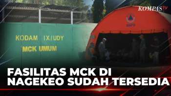 Fasilitas MCK Untuk Korban Gempa NTT Di Tenda Lapangan Berdikari Nagekeo Sudah Tersedia