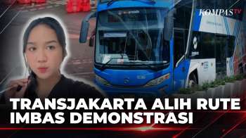TransJakarta Alih Rute Hingga Hentikan Layanan Imbas Demonstrasi Di DPR/MPR | KOMPAS SIANG