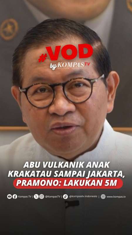 Pramono Anung Imbau Warga Jakarta Lakukan 5M Cegah Dampak Abu Vulkanik Anak Krakatau