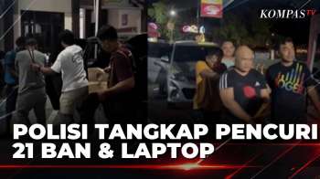 CCTV Ungkap! Aksi 4 Pencuri 21 Ban Truk Di Bengkel Wonogiri | BORGOL