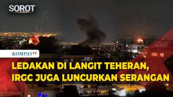 Ledakan Beruntun Terangi Langit Teheran, IRGC Luncurkan Gelombang Ke-86 Ke Israel