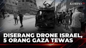 Minibus di Gaza Rusak Parah Pascaserangan Drone Israel, 5 Tewas & 15 terluka | SAPA PAGI
