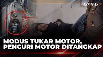 Terekam CCTV! Pencuri Motor Di Surabaya Gunakan Modus Tukar Kendaraan | KOMPAS SIANG